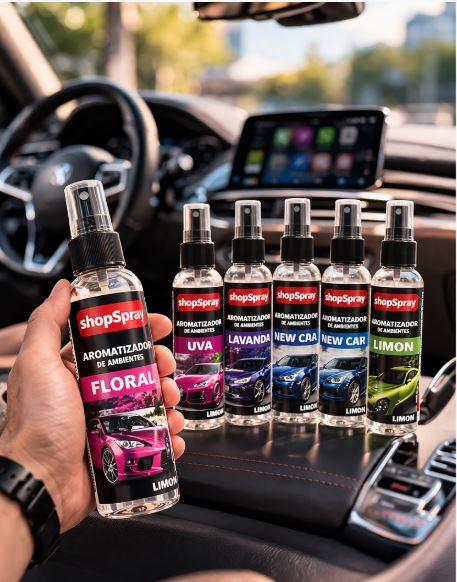 Aromatizante ambientador para carro PRO Pack x 4